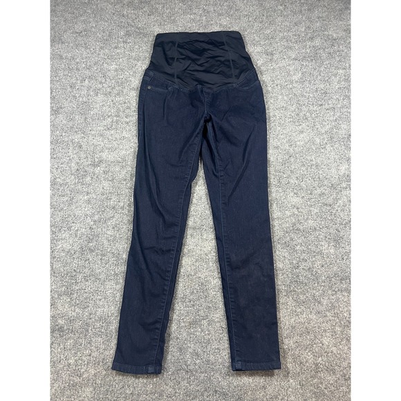 Ingrid & Isabel Denim - Ingrid & Isabel Maternity Jeggings Womens 2/26R Blue Denim Skinny Leg Pull On